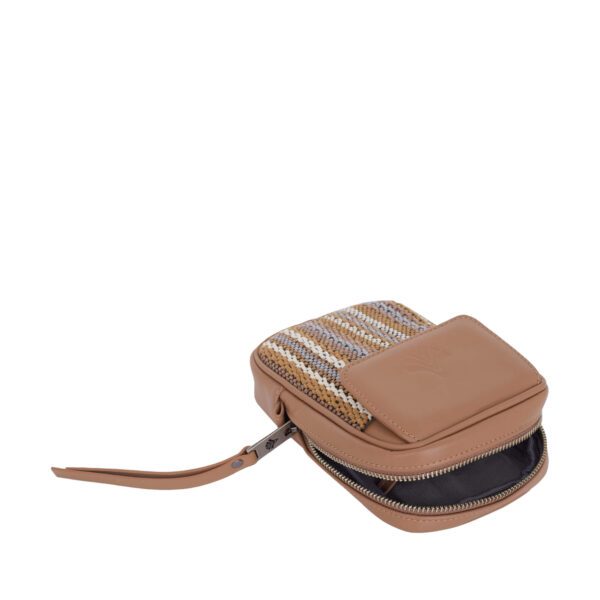 Bolsa para celular Iphone de couro - cor marrom - Pocket bag