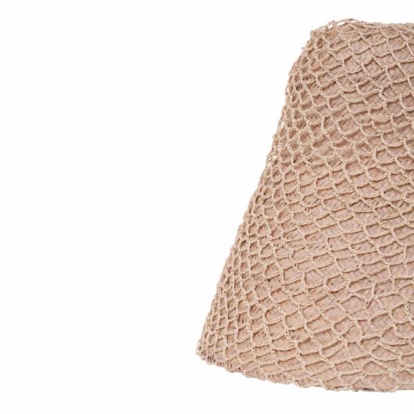 Chapéu Du Matin Jurerê de luxo, palha de piaçava na cor natural, design de aba de cúpula inspirado em Audrey Hepburn.